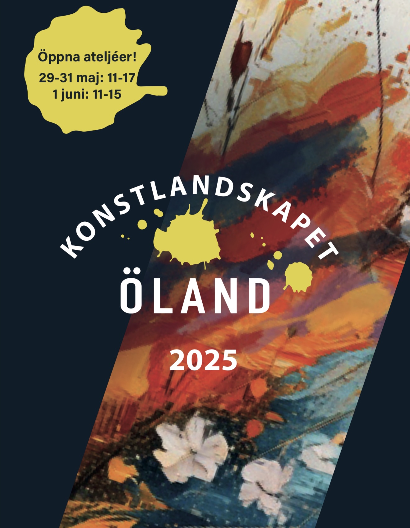 Konstlandskapet Öland Bild på Konstlandskapet Ölands broschyr.
